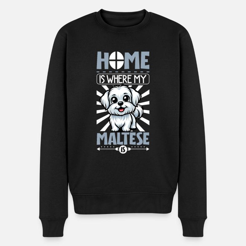 Accueil - Malteser - Pull Premium bio Homme - noir