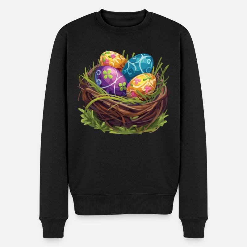 Pâques Eostre Printemps païen - Pull Premium bio Homme - noir