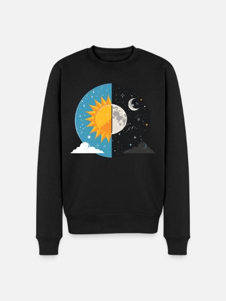 Easter Eostre Pagan Spring - Men's Premium Organic Jumper - black