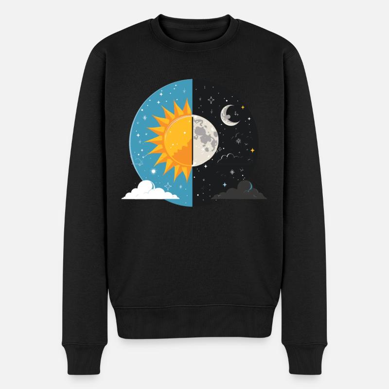 Easter Eostre Pagan Spring - Men's Premium Organic Jumper - black