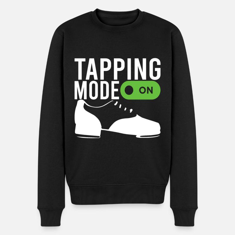 Tap Dance Tap Dancer - Men's Premium Organic Jumper - black