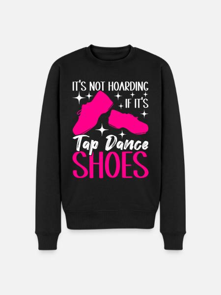 Tap Dance Tap Dancer - Men's Premium Organic Jumper - black
