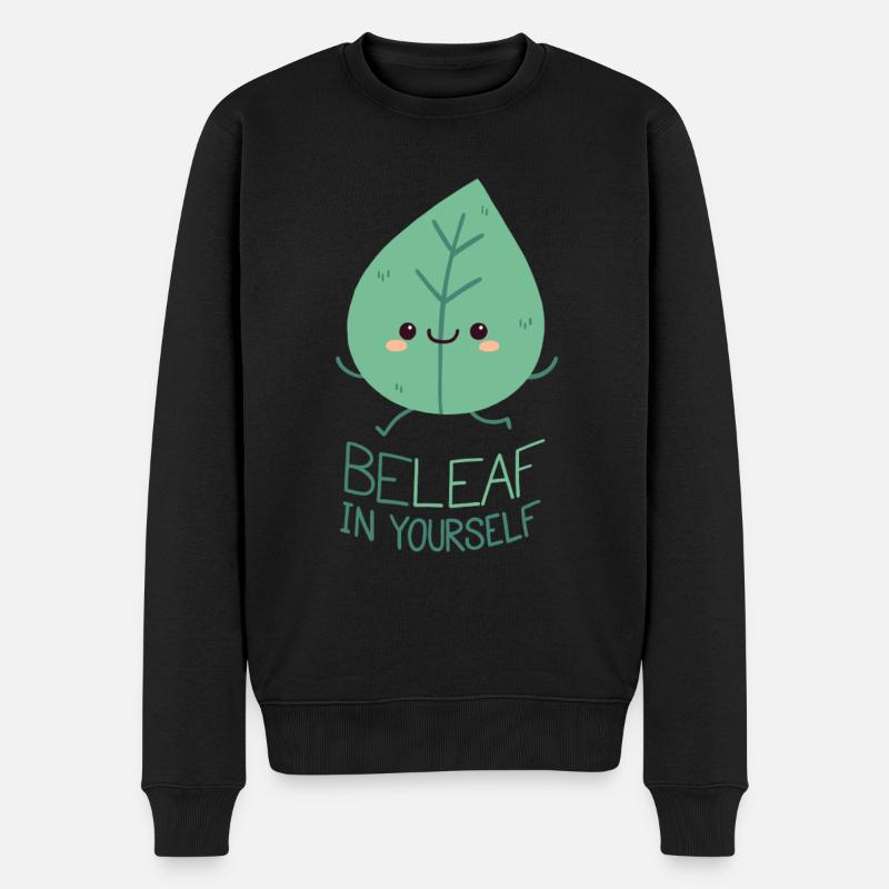Croyez en vous ! - Pull Premium bio Homme - noir