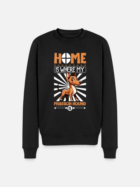 Home - Pharaoh Dog - Men's Premium Organic Jumper - black