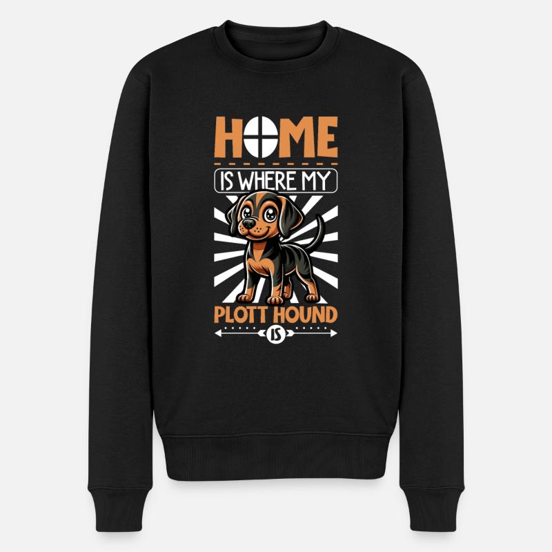 Accueil - Plott Hound - Pull Premium bio Homme - noir