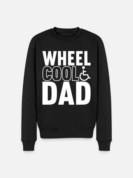 Wheelchair users Wheelchair - Men's Premium Organic Jumper - black