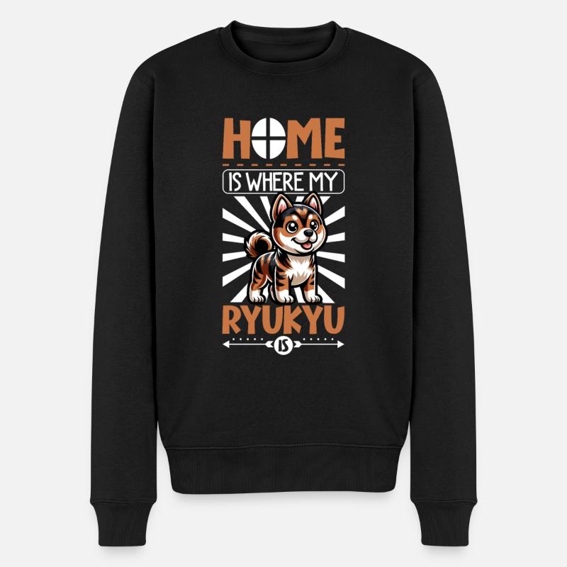 Home - Ryukyu - Men's Premium Organic Jumper - black