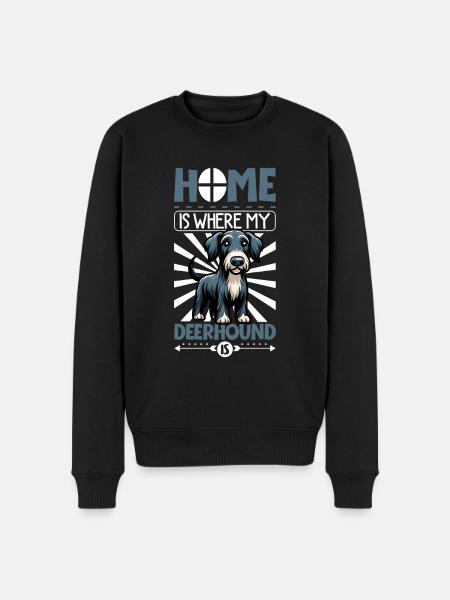 Home - Deerhound - Men's Premium Organic Jumper - black