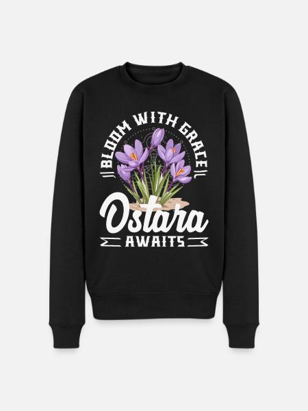 Easter Eostre Pagan Spring - Men's Premium Organic Jumper - black