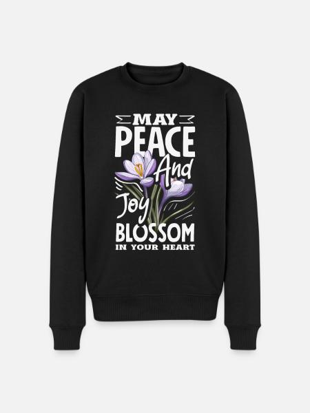 Easter Eostre Pagan Spring - Men's Premium Organic Jumper - black