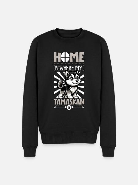 Home - Tamaskan - Men's Premium Organic Jumper - black