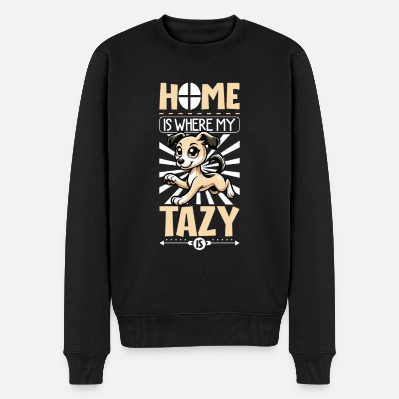 Accueil - Tazi d’Asie centrale - Pull Premium bio Homme - noir