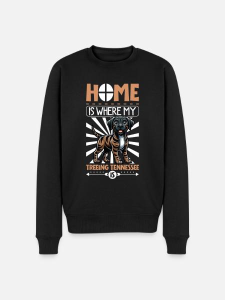Home - Treeing Tennessee Brindle - Men's Premium Organic Jumper - black