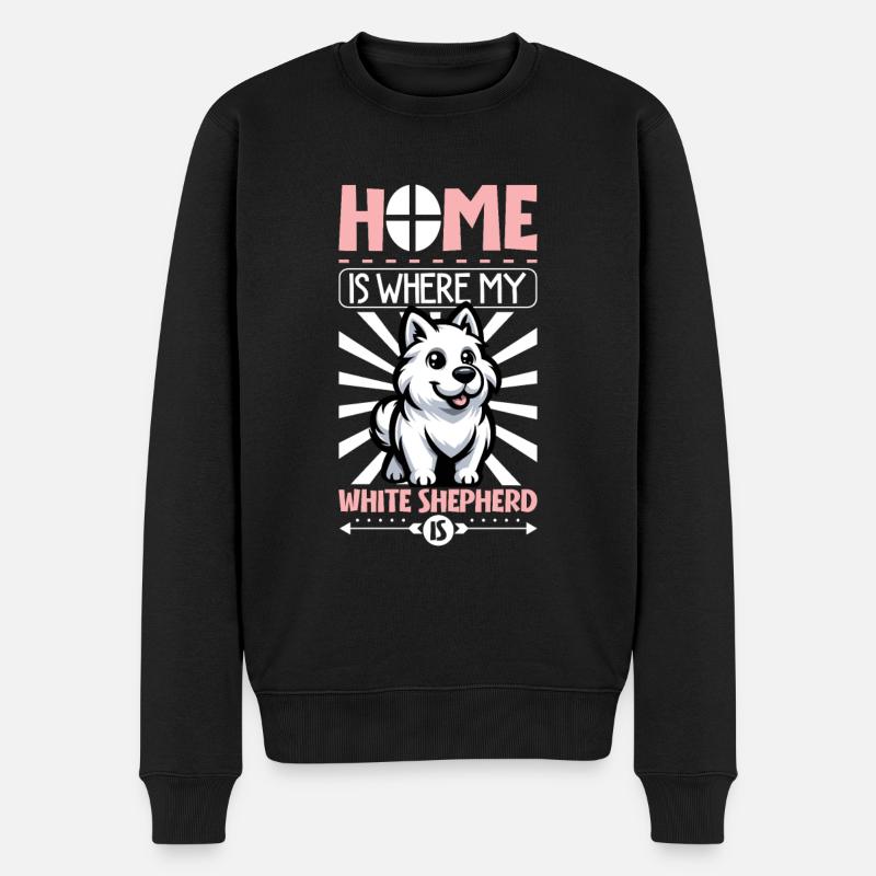 Accueil - White Shepherd - Pull Premium bio Homme - noir