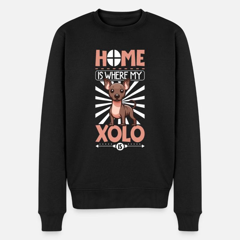 Accueil - Xoloitzcuintle - Pull Premium bio Homme - noir