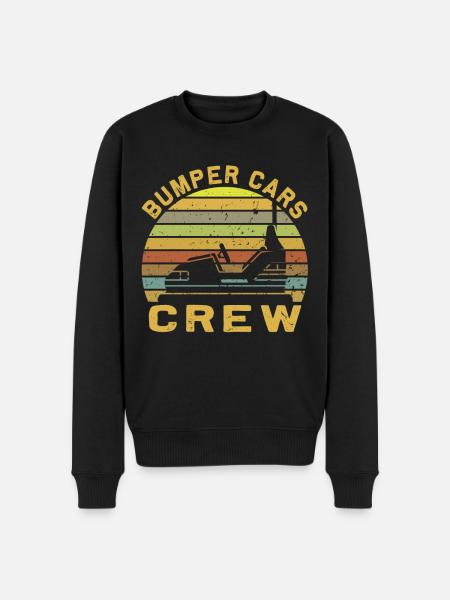 Freizeitpark Kirmes Rummel Autoscooter - Männer Premium Bio Pullover - Schwarz
