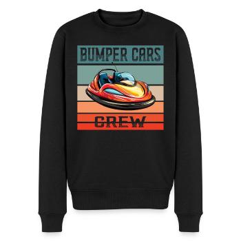 Freizeitpark Kirmes Rummel Autoscooter - Männer Premium Bio Pullover - Schwarz - Vorne - Nico (187cm)