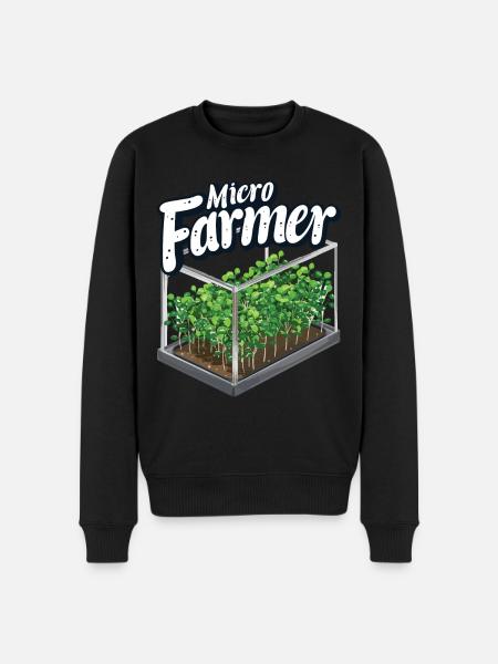 Jardinage de l’agriculture micro-verte - Pull Premium bio Homme - noir