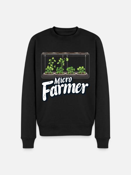 Jardinage de l’agriculture micro-verte - Pull Premium bio Homme - noir