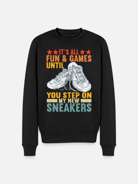 Sneakerhead Sneaker Collector - Men's Premium Organic Jumper - black