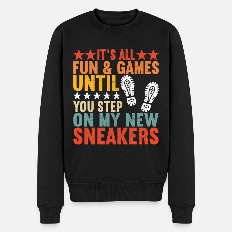 Sneakerhead Sneaker Collector - Männer Premium Bio Pullover - Schwarz
