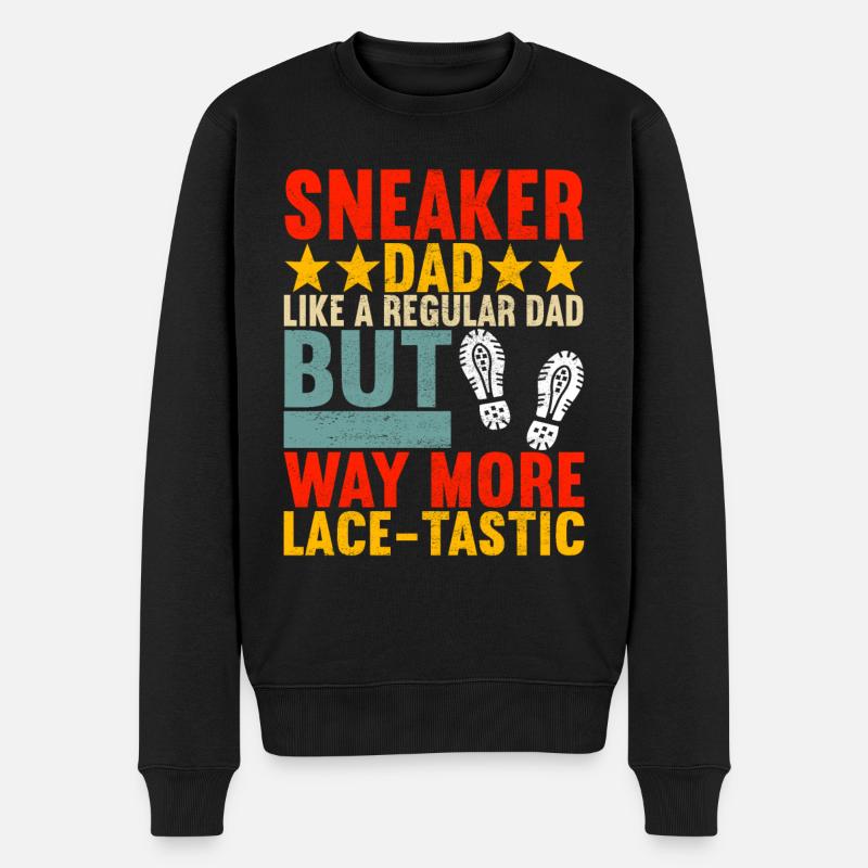 Sneakerhead Collectionneur de baskets - Pull Premium bio Homme - noir