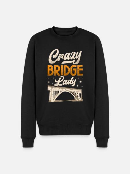 Bridge Construction and Bridge Engineer - Men's Premium Organic Jumper - black
