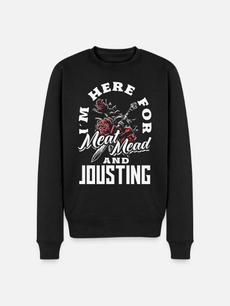 Medieval Sword Festival - Men's Premium Organic Jumper - black