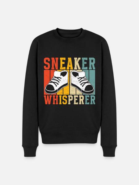 Sneakerhead Collectionneur de baskets - Pull Premium bio Homme - noir