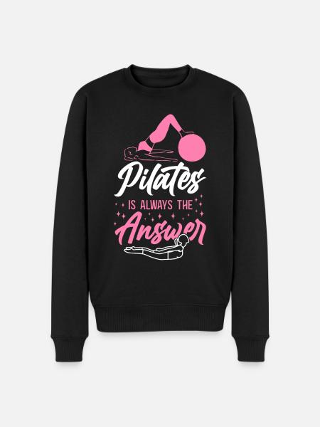 Pilates Instructor Teacher Pilates - Men's Premium Organic Jumper - black