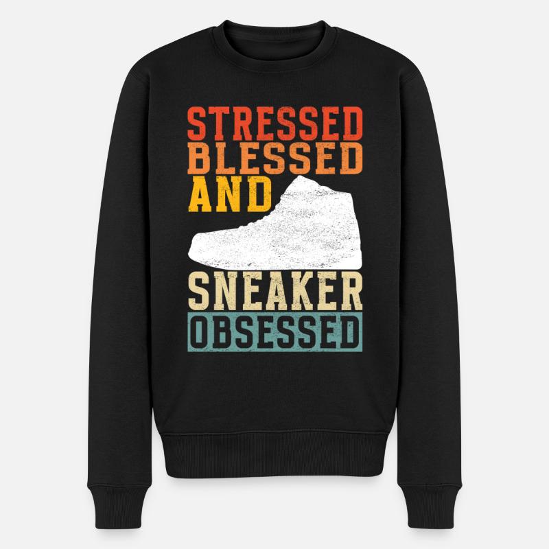 Sneakerhead Sneaker Collector - Männer Premium Bio Pullover - Schwarz