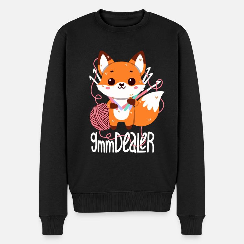 9mm Dealer - Männer Premium Bio Pullover - Schwarz