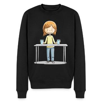 Empilage de gobelets Speed Stacker - Pull Premium bio Homme - noir - Devant - Nico (187cm)