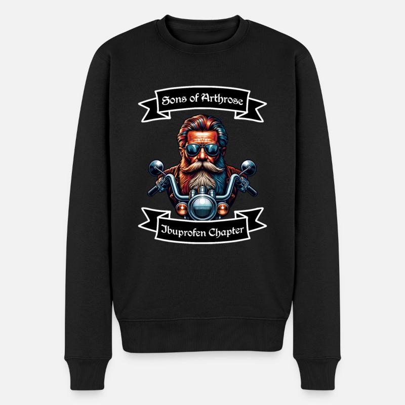 Sons of Arthrose - Ibuprofen Chapter - Männer Premium Bio Pullover - Schwarz