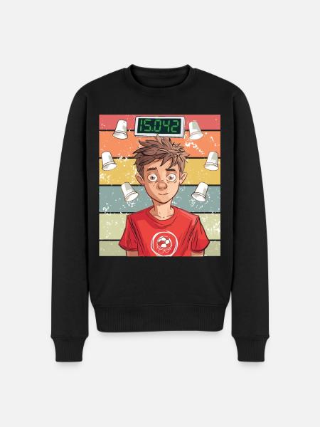 Stacking Cups Speed Stacker - Men's Premium Organic Jumper - black