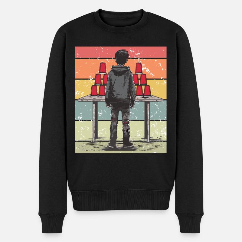 Empilage de gobelets Speed Stacker - Pull Premium bio Homme - noir