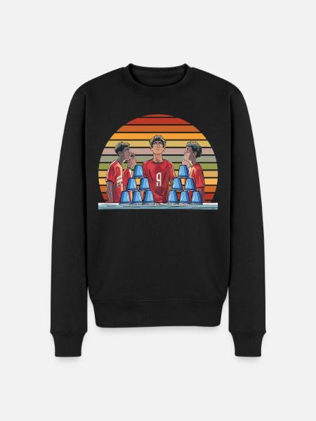 Stacking Cups Speed Stacker - Men's Premium Organic Jumper - black