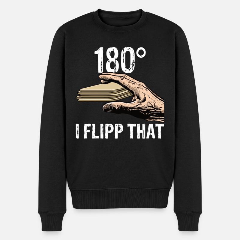 Coasters Flip Over Game - Men's Premium Organic Jumper - black
