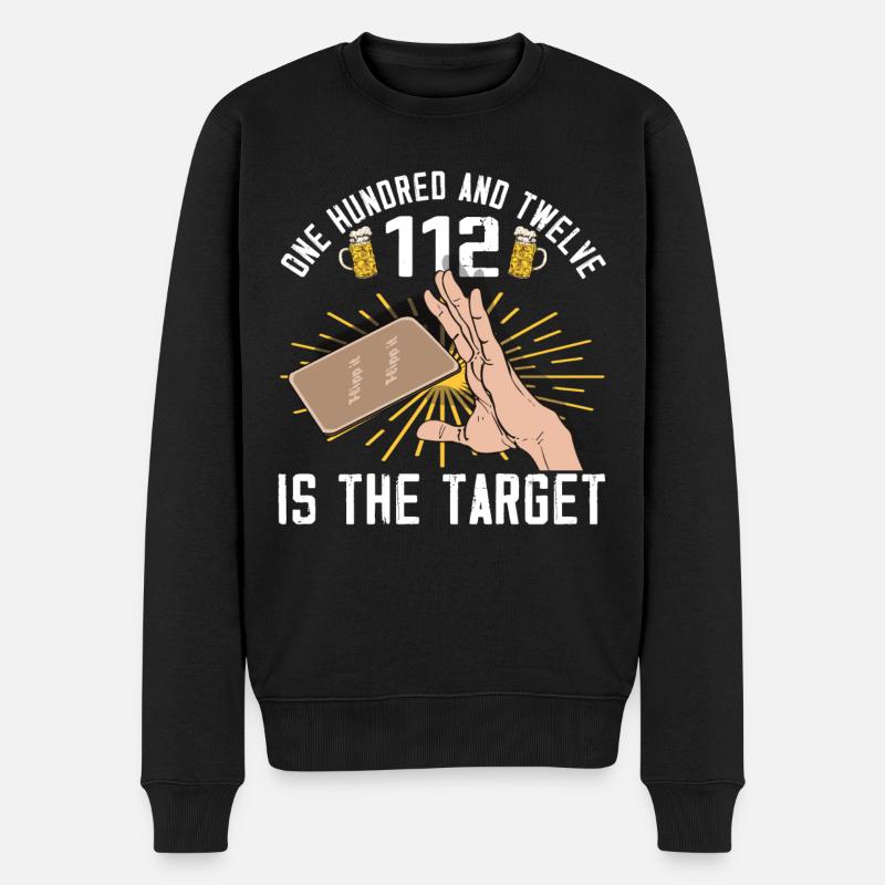 Coasters Flip Over Game - Men's Premium Organic Jumper - black