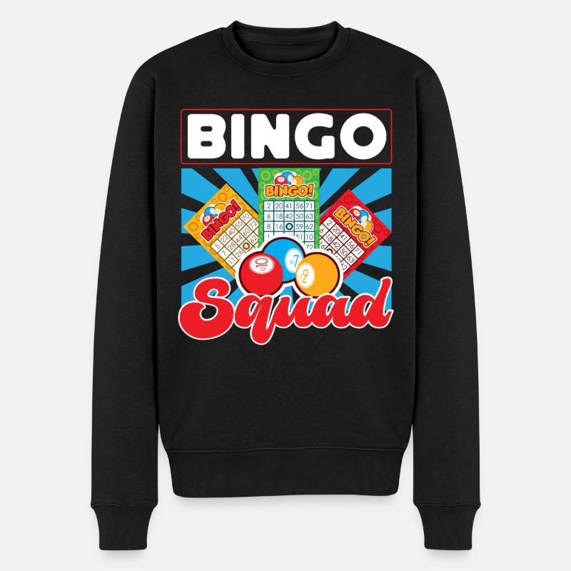 Bingo Player Bingo Squad - Men's Premium Organic Jumper - black