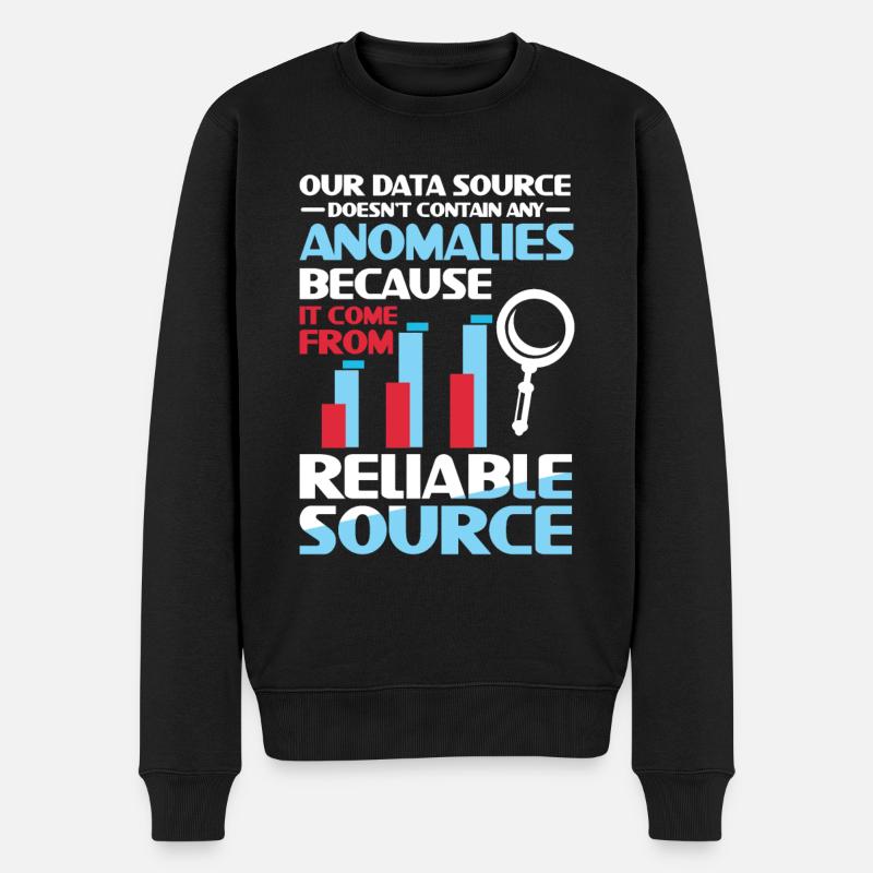 Our Data Source Doesn't Contain Any Anomalies - Männer Premium Bio Pullover - Schwarz