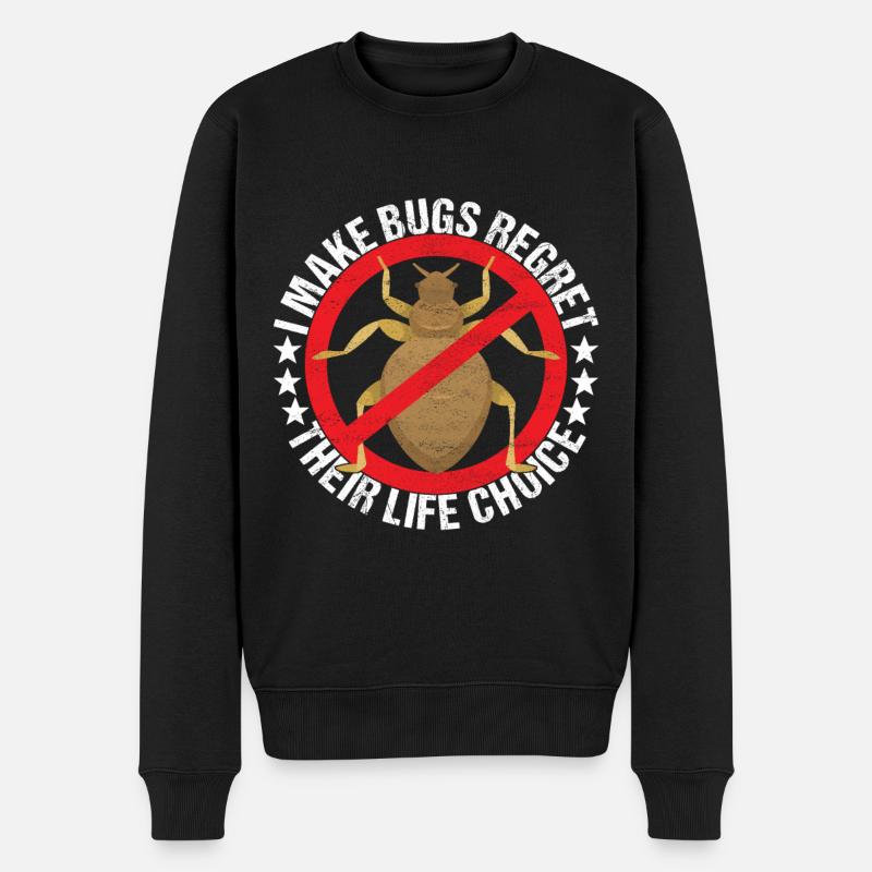 Schädlingsbekämpfung Kammerjäger - Männer Premium Bio Pullover - Schwarz