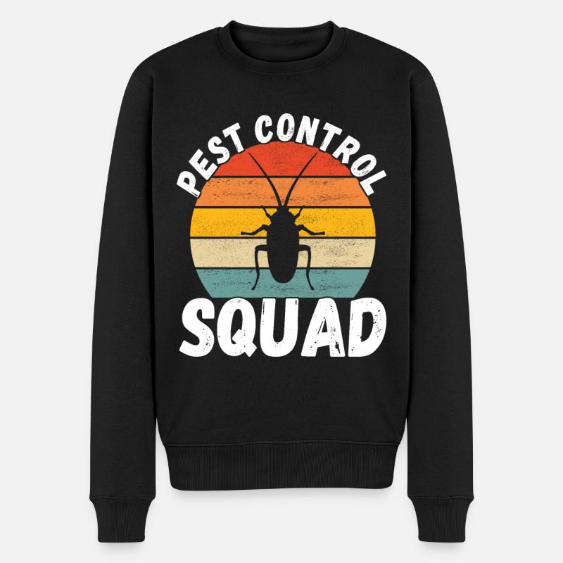 Schädlingsbekämpfung Kammerjäger - Männer Premium Bio Pullover - Schwarz