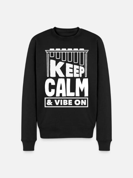 Vibraphon-musikinstrument - Männer Premium Bio Pullover - Schwarz