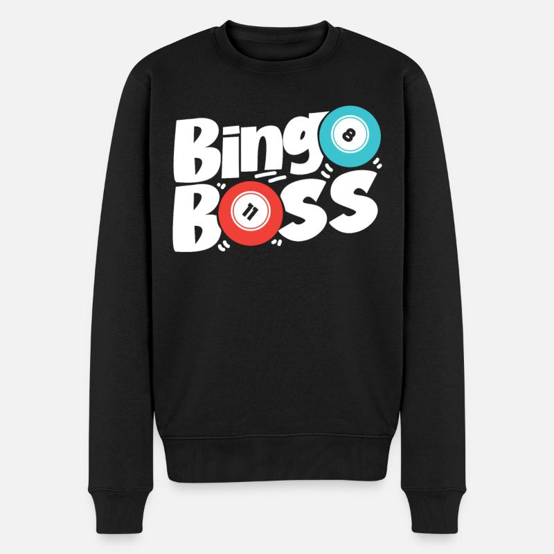 Bingo Player Bingo - Männer Premium Bio Pullover - Schwarz
