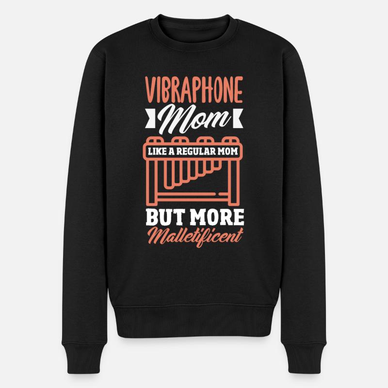 Vibraphone musical instrument - Men's Premium Organic Jumper - black