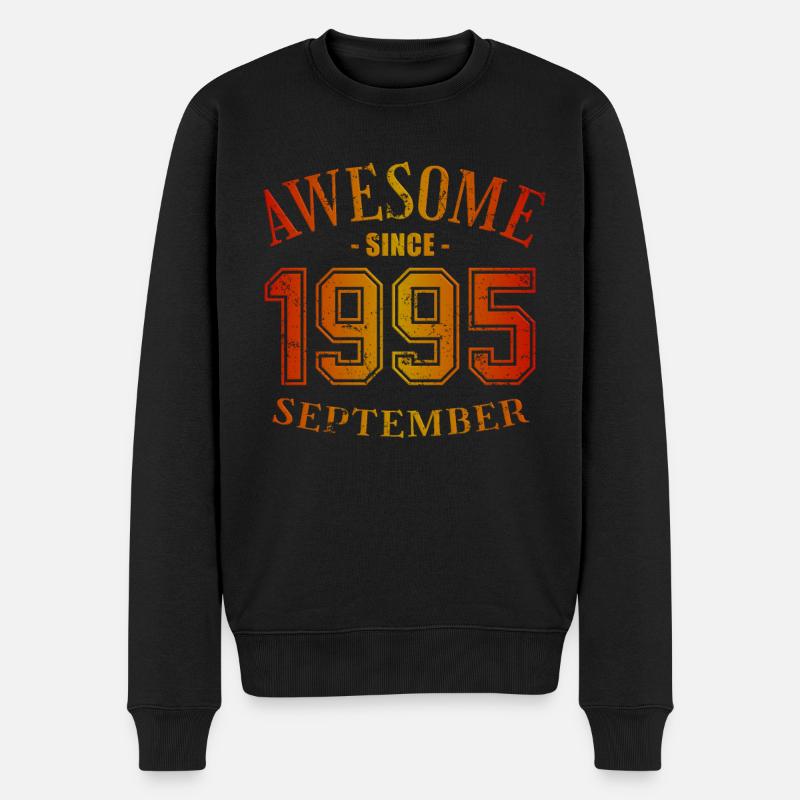 Septembre 1995 - Anniversaire de septembre - Pull Premium bio Homme - noir