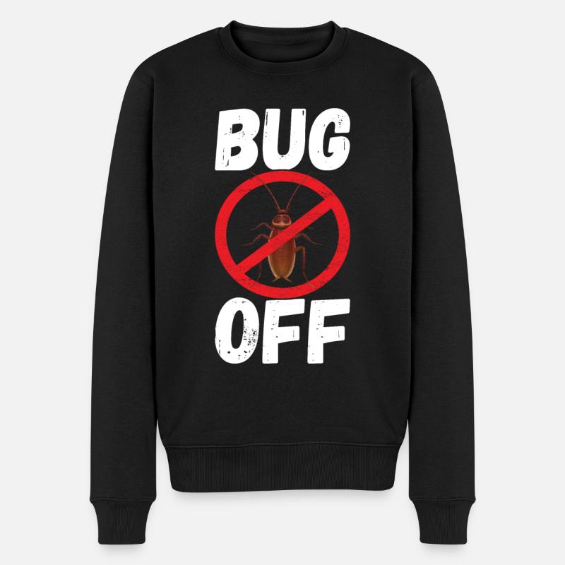 Pest Control Exterminator - Men's Premium Organic Jumper - black