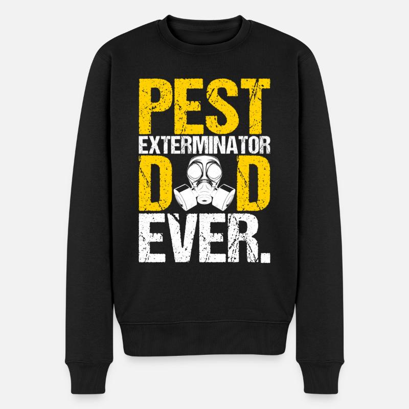 Pest Control Exterminator - Men's Premium Organic Jumper - black
