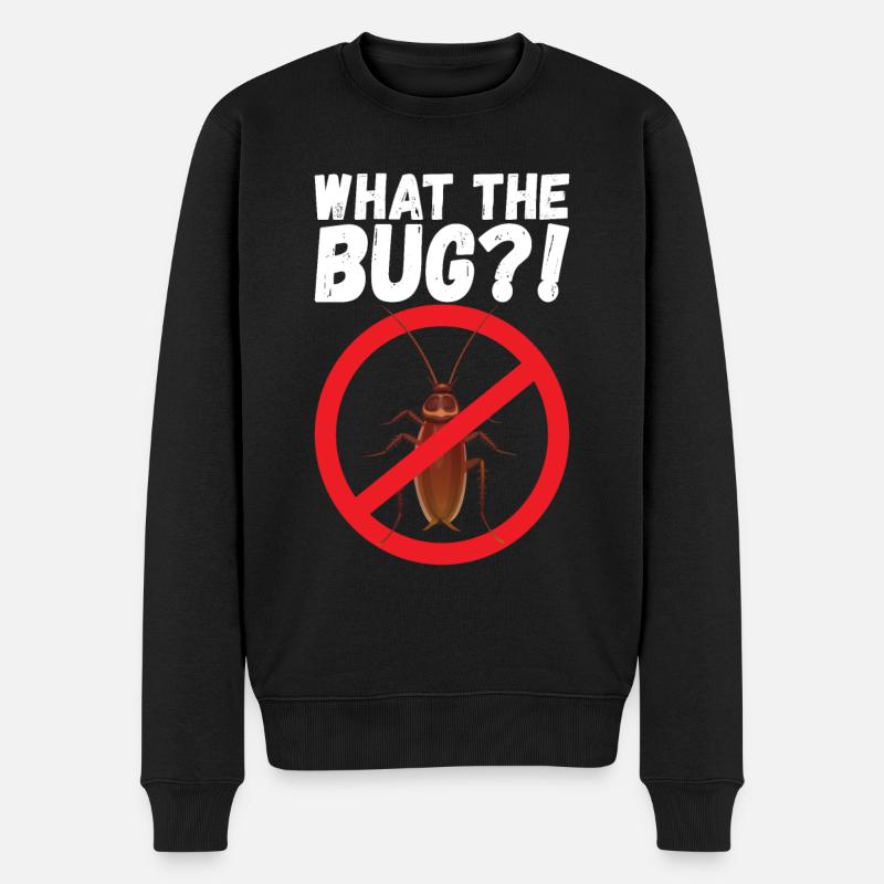 Pest Control Exterminator - Men's Premium Organic Jumper - black